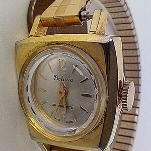 Vintage Ladies Gold Tone Bolivia Watch - Gorgeous!!!